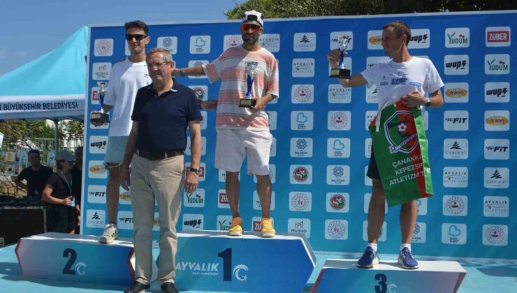 20 ülkenin sporcuları Ayvalık’taki yarı maratonda buluştu