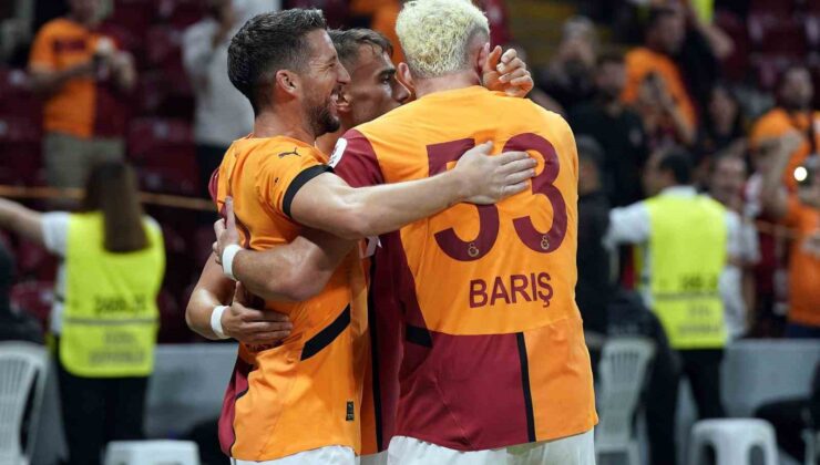 Trendyol Süper Lig: Galatasaray: 2 – Gaziantep FK: 0 (İlk yarı)