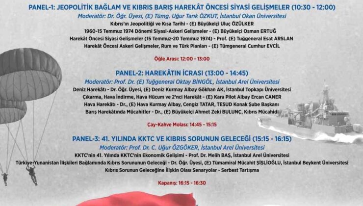 Kıbrıs Barış Harekatı siyasi ve askeri yönü ile masaya yatırılıyor