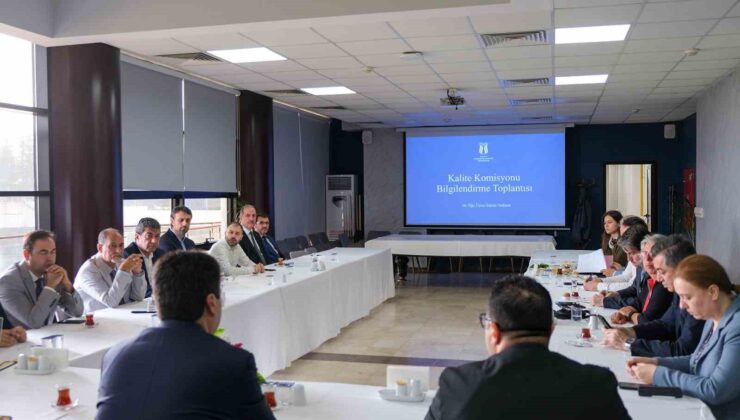 SUBÜ Kalite Komisyonu akreditasyon için toplandı