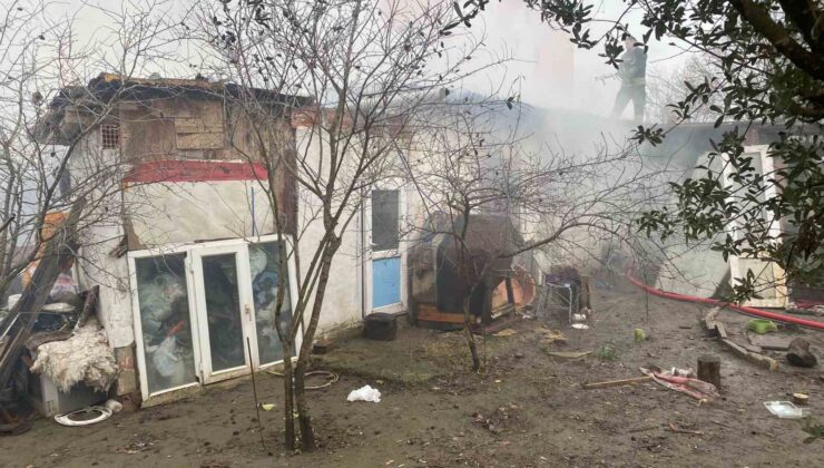 Ergene’de ev yangını