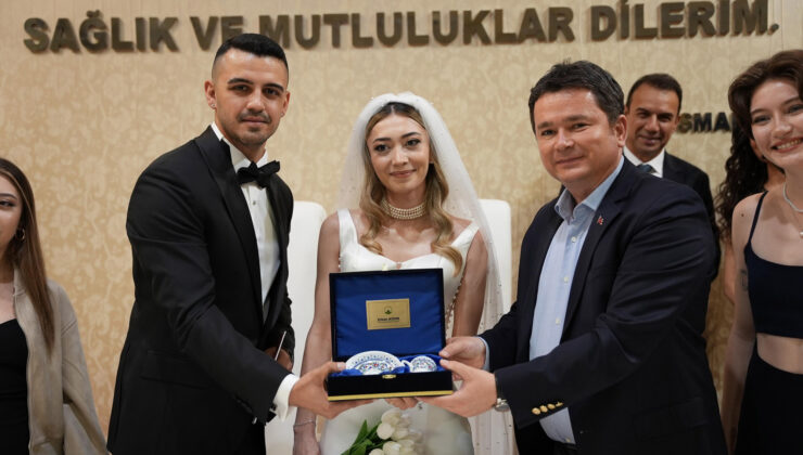 Osmangazi’de 1 yılda 6 bin 636 nikah kıyıldı   