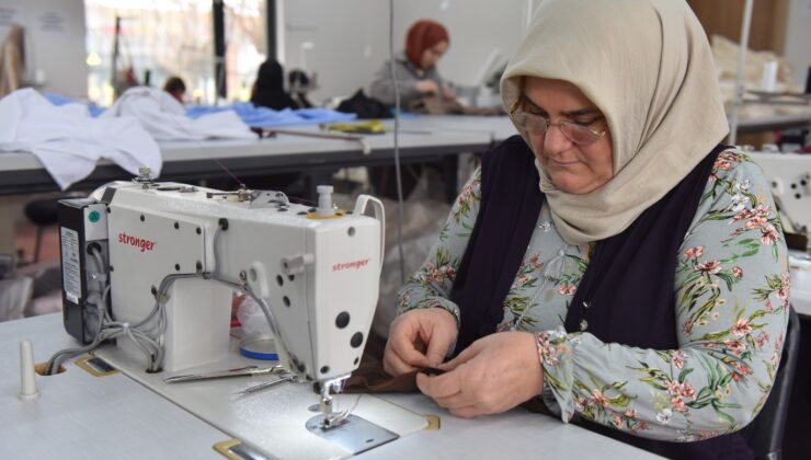 Yıldırım’da Kadınlar Dikiş Ve Nakış Kursu İle Ekonomiye Katkı Sağlıyor