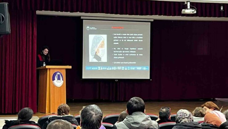 Okul kantini ve yemekhane personeline hijyen eğitimi