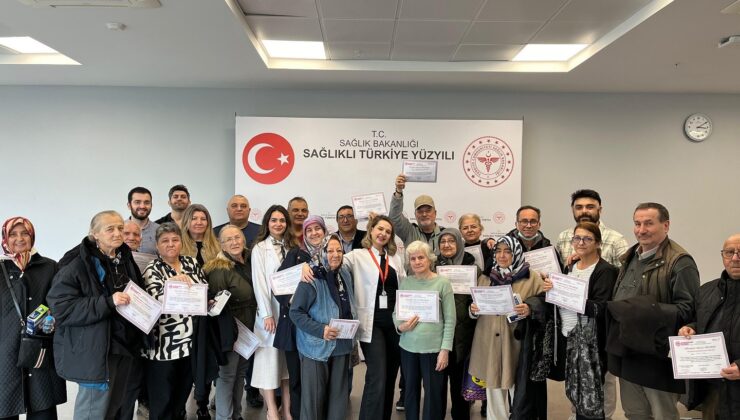 Tekirdağ’da Diyabet Okulu 2025 yılının ilk mezunlarını verdi