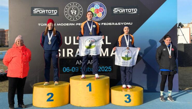 Osmangazi Belediyespor’un gençlerinden çifte madalya