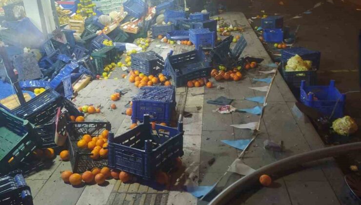 Alkollü sürücü ortalığı birbirine kattı; o anlar kamerada