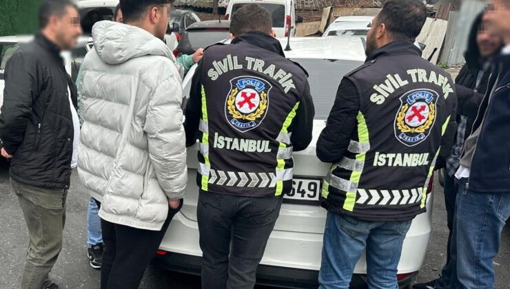 Bahçelievler’de trafiği tehlikeye atan konvoyundakiler yakalandı