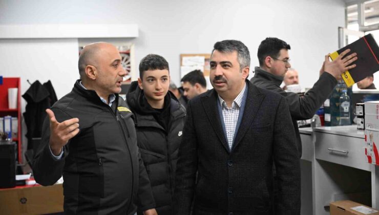 Başkan Yılmaz Otosansit esnafıyla buluştu