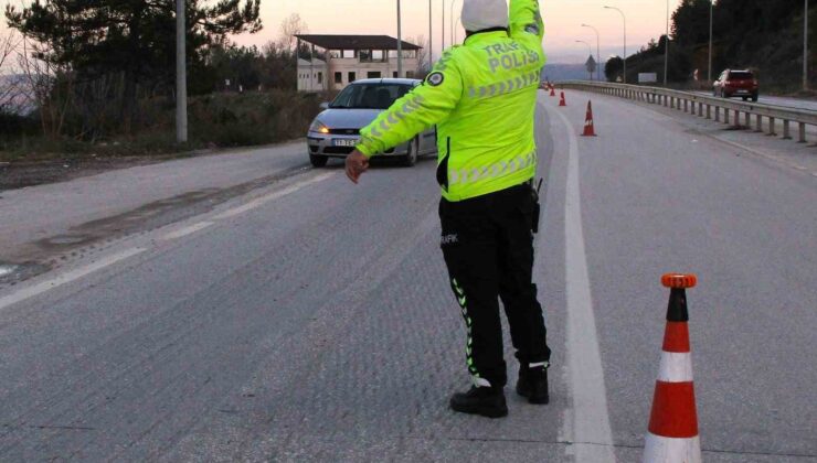 Bilecik’te 101 araç trafikten men edildi