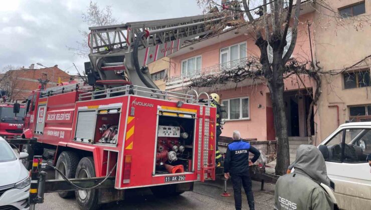 Bilecik’te bacı yangınında anında müdahaleyle söndürüldü