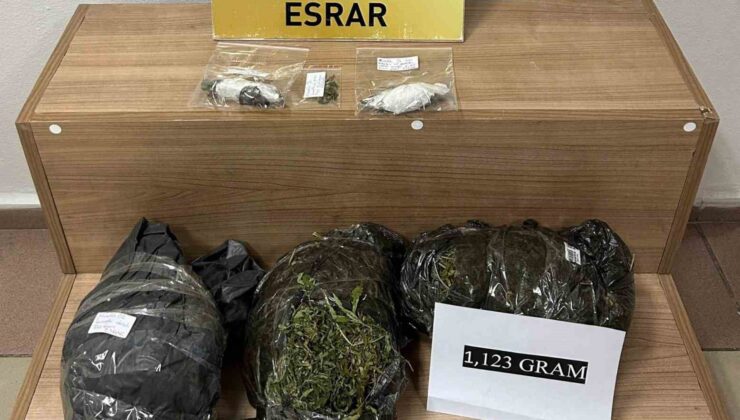 Gölcük’te 1 kilo 123 gram esrar ele geçirildi