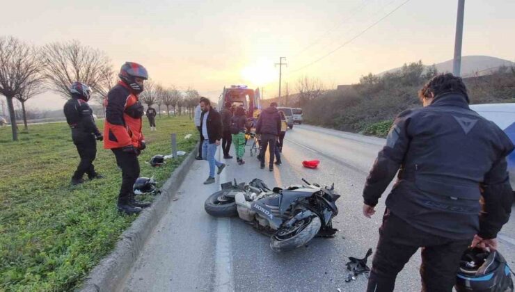 Kadın Motosiklet Kulübü Başkanı kazada ağır yaralandı