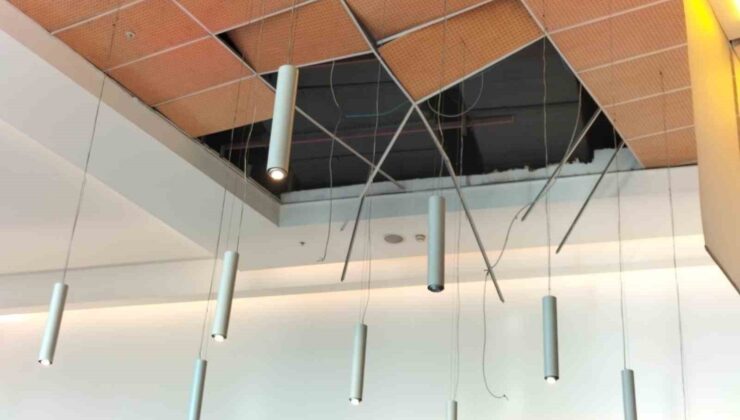 Korupark AVM’de tavan çöktü, yemek yiyenler ölümden döndü