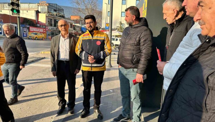 Şoförler ve otomobilciler odası ile taksi şoförlerinden fermuar sistemine destek