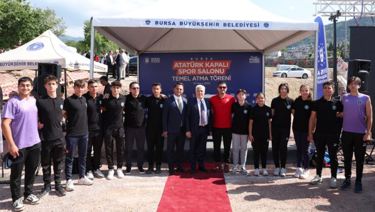 Atatürk Spor Salonu’nun temeli törenle atıldı