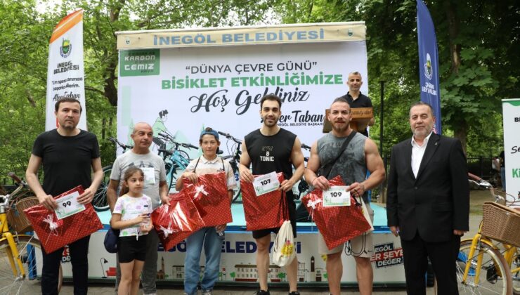 İnegöl’de Pedallar Temiz Gelecek İçin Döndü