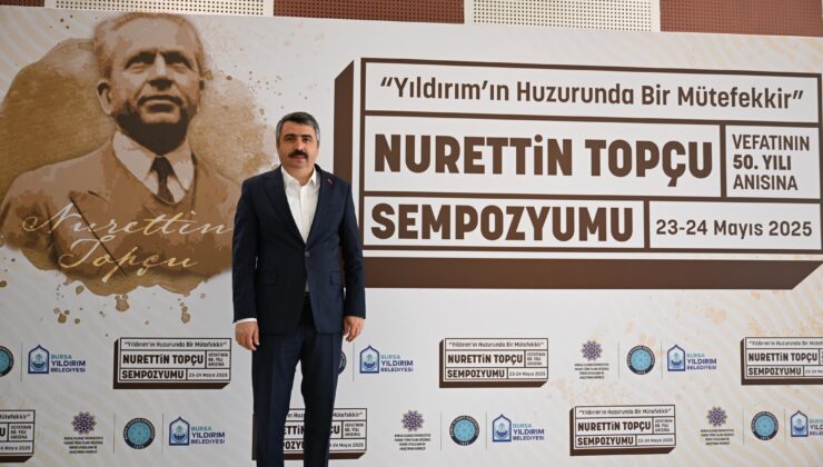 Yıldırım Belediyesi’nden Nurettin Topçu’ya Vefa