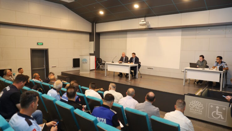 Zabıta teşkilatından Kurban Bayramı öncesi koordinasyon toplantısı