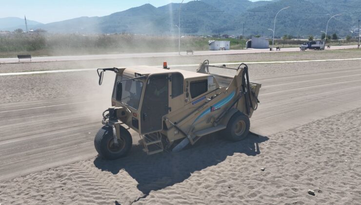 Bursa plajları sezona hazır hale geliyor