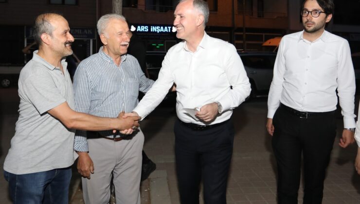 Başkan Alper Taban Sinanbey’de Vatandaşlarla Buluştu