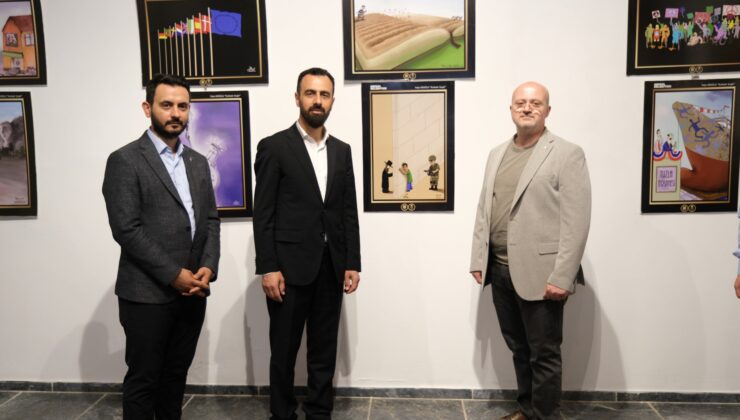 Yalçın Eroğlu’nun Ödüllü Karikatürleri İnegöl’de Görücüye Çıktı