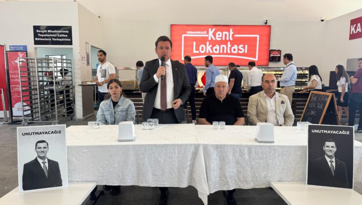 Osmangazi Belediyesi’nden Ferdi Zeyrek anısına yemek ikramı