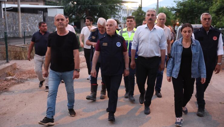 Başkan Bozbey’den yangın bölgesine ziyaret