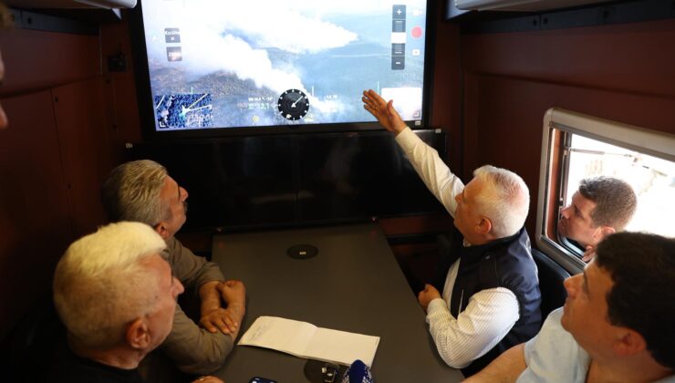 Başkan Bozbey, “Harmancık’taki yangın 6 farklı bölgeye yayıldı”