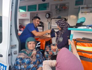 Büyükşehir’den yangın bölgesinde sağlık hizmeti