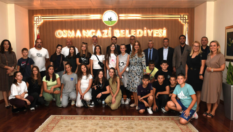 Bosnalı öğrenciler Osmangazi’ye hayran kaldı