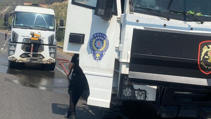 İnegöl Belediyesi’nden Yangın Bölgesindeki Söndürme Çalışmalarına Destek