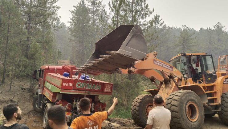 İnegöl’ün Dayanışma Ruhu Yangın Bölgesinde