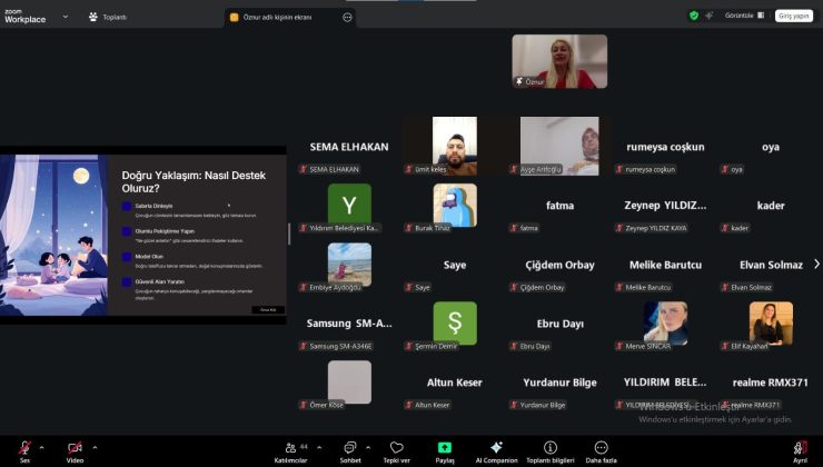 Yıldırım’da Çocuk Sağlığı Masaya Yatırıldı