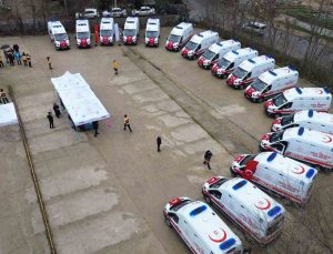 Bursa’ya 17 yeni 112 acil ambulansı