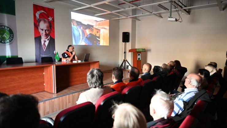 BURSA KENT KONSEYİ AFETLE MÜCADELE EDİYOR